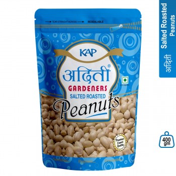 Adity Gardeners Salted Roasted Peanuts 400 gm